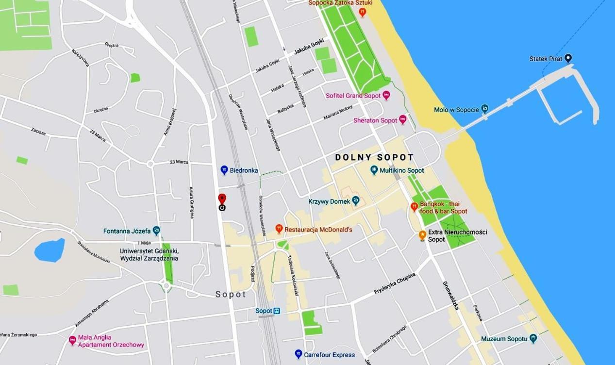 EXTRA APARTAMENTY - Apartament PRZYLĄDEK DOBREJ NADZIEI Sopot Zewnętrze zdjęcie